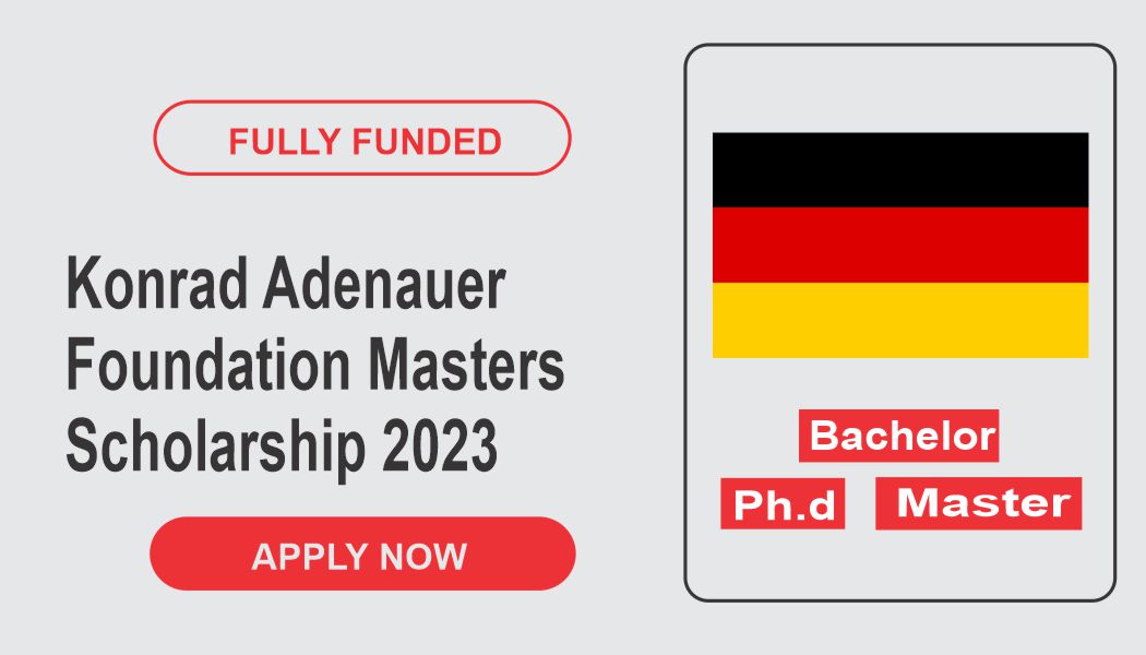 Konrad Adenauer Foundation Masters Scholarship In Study In