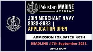 Join Merchant Navy 2022 | Pakistan Marine Academy – Apply Online