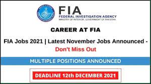 FIA Jobs 2021 | Latest November Jobs Announced – Don’t Miss Out