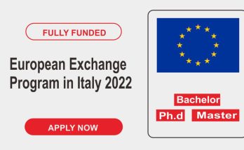 European Exchange Program in Italy 2022 | Fully Funded