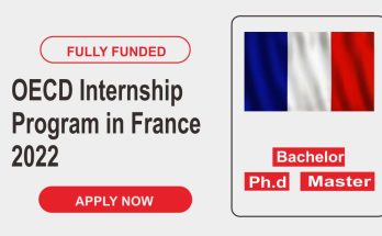 OECD Internship Program in France 2022 | Fully Funded
