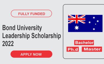 Bond University Leadership Scholarship 2022 | Study in Australia