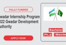 Gwadar Internship Program 2022 | Gwadar Development Authority