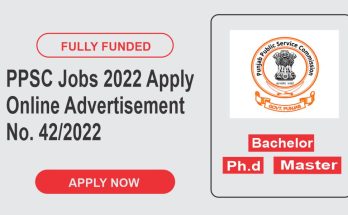 PPSC Jobs 2022 Apply Online Advertisement No. 42/2022