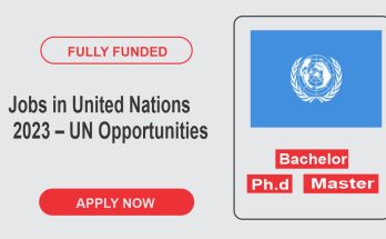 Jobs in United Nations 2023 – UN Opportunities