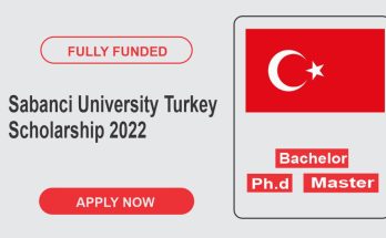 Sabanci University Turkey Scholarship 2022 | Fully Funded