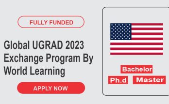 Global UGRAD 2023 Exchange Program by World Learning