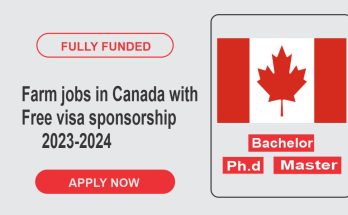 Farm jobs in Canada with free visa sponsorship 2023-2024