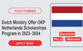 Dutch Ministry Offer OKP Netherlands Scholarships Program In 2023- 2024