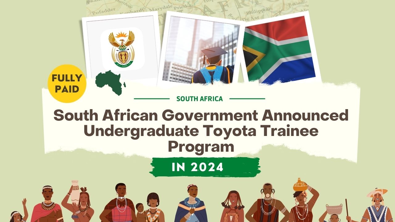 South African Government Announced Undergraduate Toyota Trainee Program