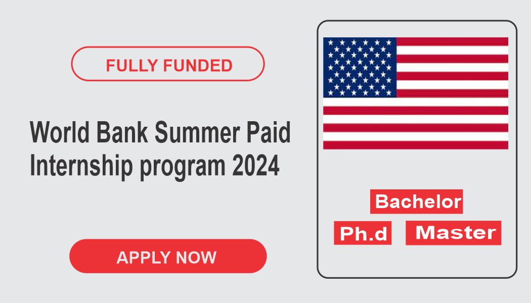 world bank summer internship program 2024