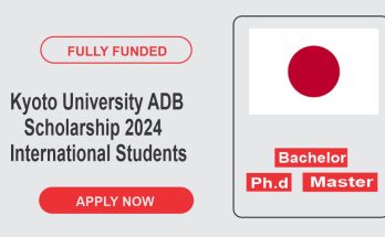 Kyoto University ADB Scholarship 2024