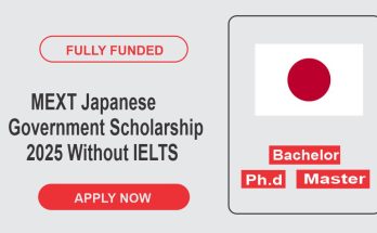 MEXT Japanese Government Scholarship