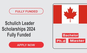 Schulich Leader Scholarships 2024