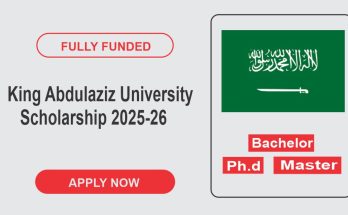 King Abdulaziz University Scholarship