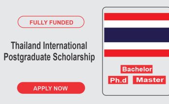 Thailand Postgraduate Scholarship