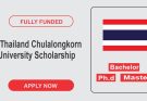 Thailand Chulalongkorn University Scholarship 2025